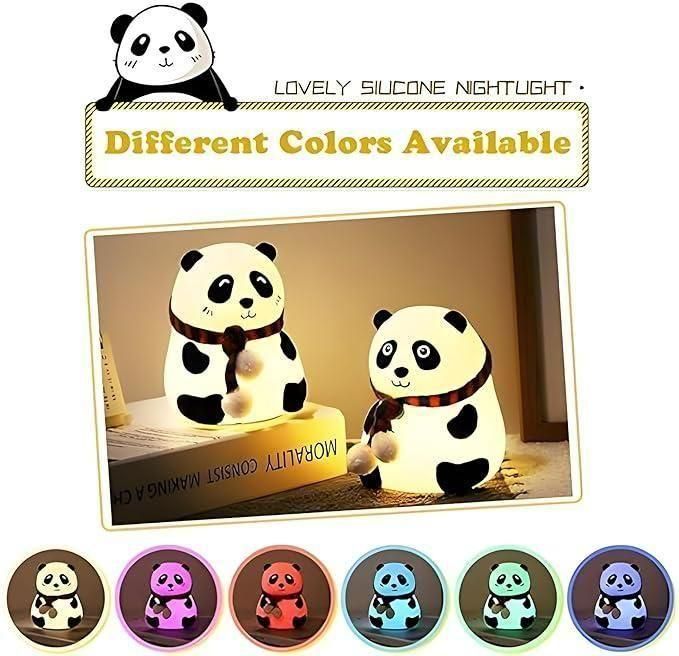 Cute Panda Night Lamp – Soft Glow Light for Kids Room