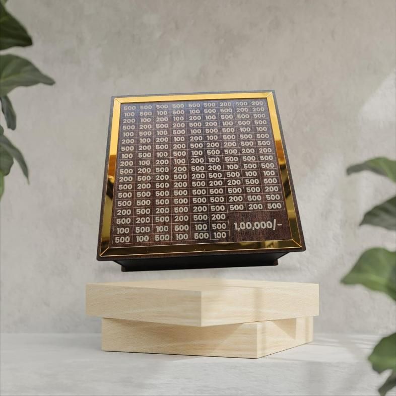 ₹1,00,000 Savings Challenge Piggy Bank