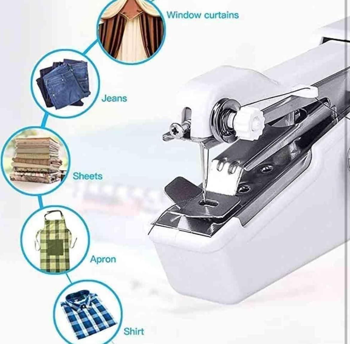 Stitch Handheld Portable Sewing Machine – Cordless, Compact & Easy to Use (White)